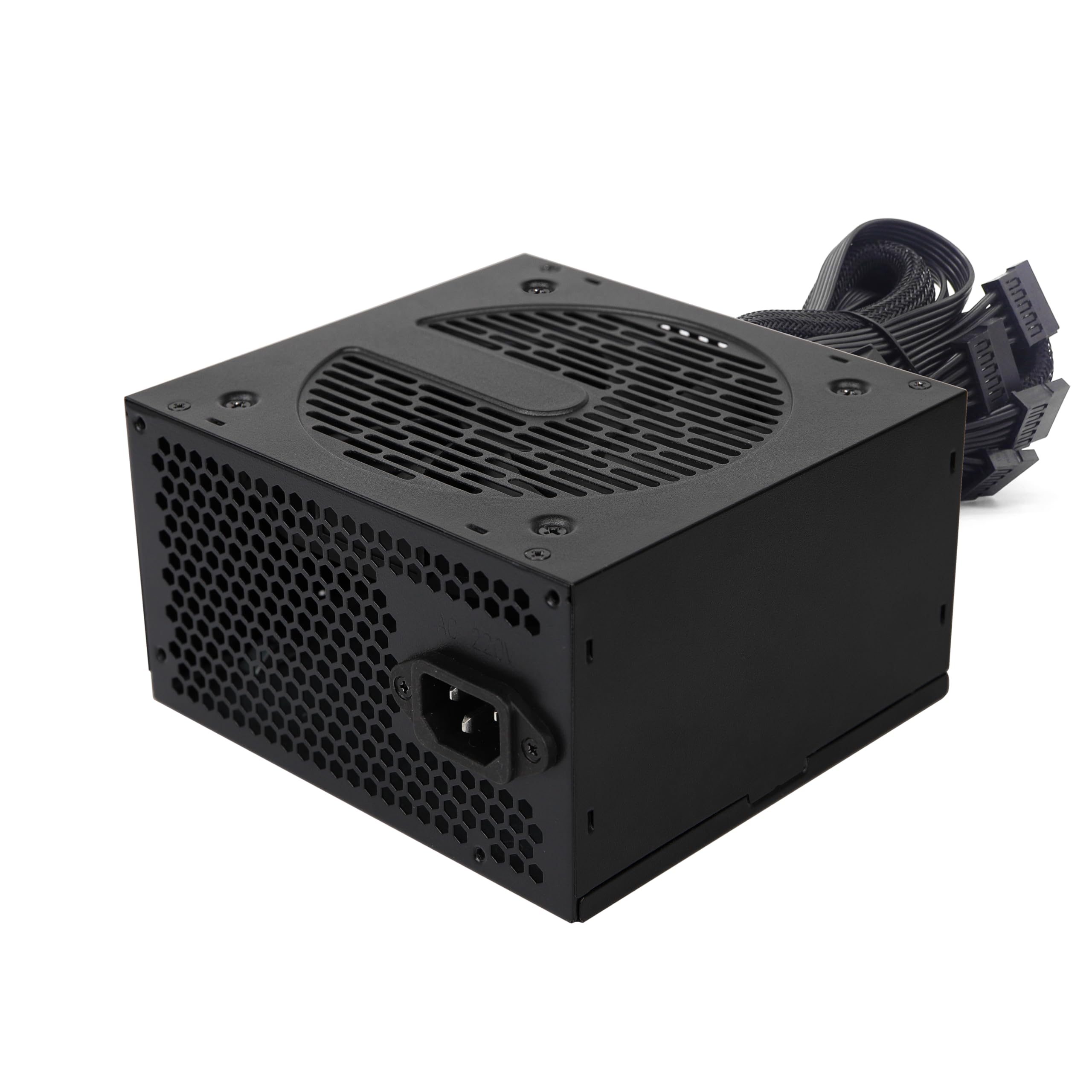 Fuente de alimentación silenciosa INCA IPS-750XN Compatible con el último estándar ATX 12V V2.3. El Ventilador Extremadamente silencioso de 120 mm Garantiza un Flujo de Aire excepcional. (750XN)