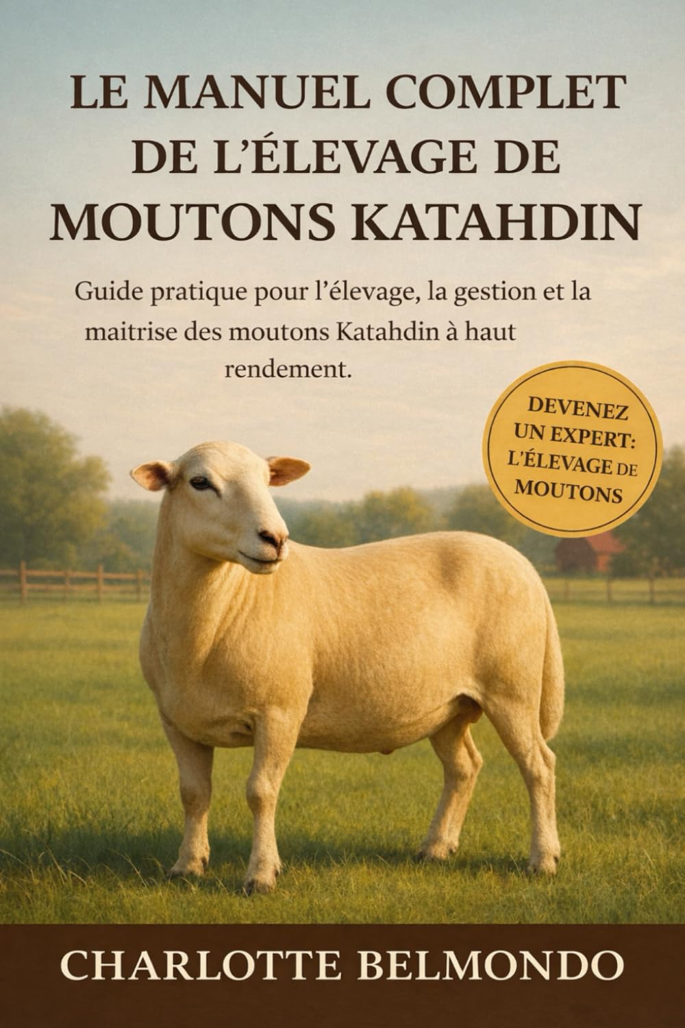 LE MANUEL COMPLET DE L'ÉLEVAGE DE MOUTONS KATAHDIN: Guide pratique pour l'élevage, la gestion et la maîtrise des moutons Katahdin à haut rendement.