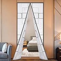 Vista 10 de Cortina aislada, térmica, magnética, autosellable, pantalla de EVA para mantener el frío fuera, cubierta de puerta de cierre automático para cocina