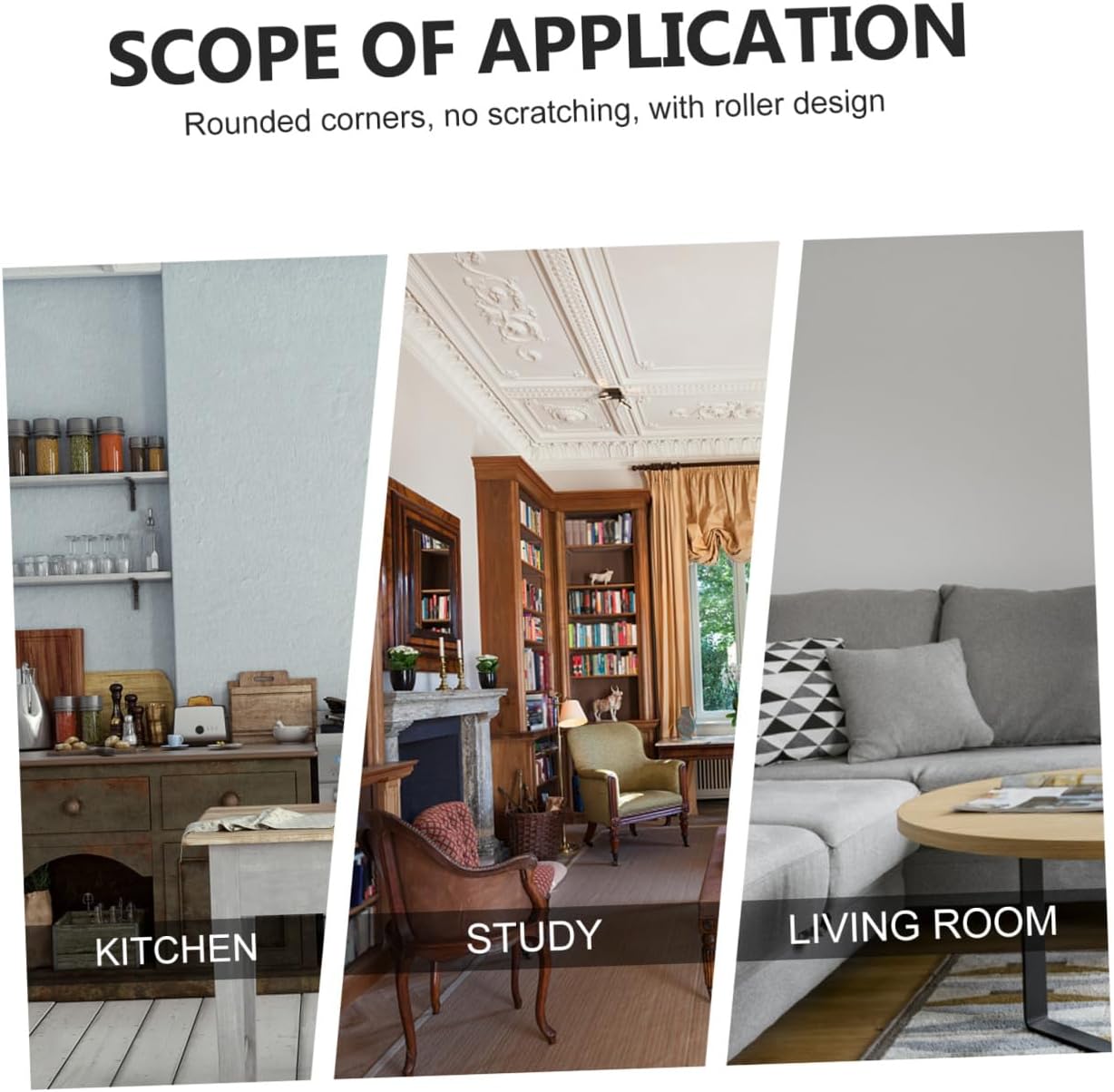 Unomor 1pc Removable Storage Rack Three-layer Multipurpose Shelf for Kitchen Organization Convenient Utility Cart for Pots and Sundries Simple Design for Home Use