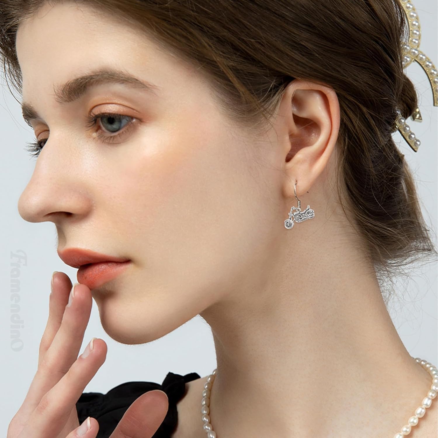 Framendino, Motorbike Charm Tibetan Motorcycle Ally Charm Autocycle Pendants Vintage Scooter Pendant Beads for Jewelry Making - Image 4