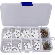380Pcs JST 1.25mm Pitch Male Female Housing Connector Aerial Docking 2/3/4/5Pin Plug with Terminal Connectors Kit