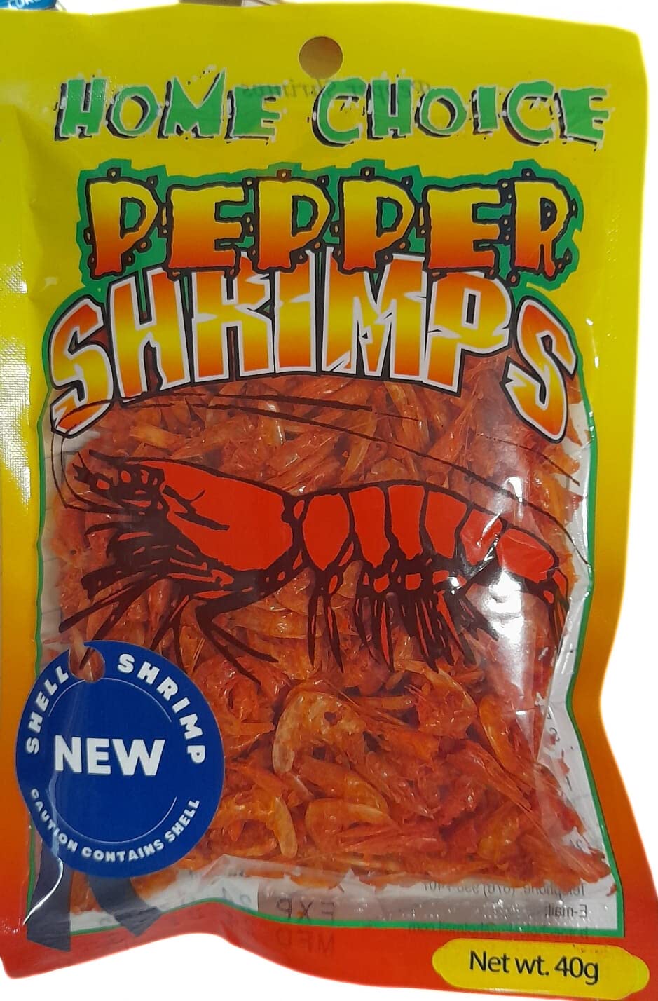 HOME CHOICE JAMAICAN PEPPER SHRIMP 'SWIMS' 40G (2 PACK