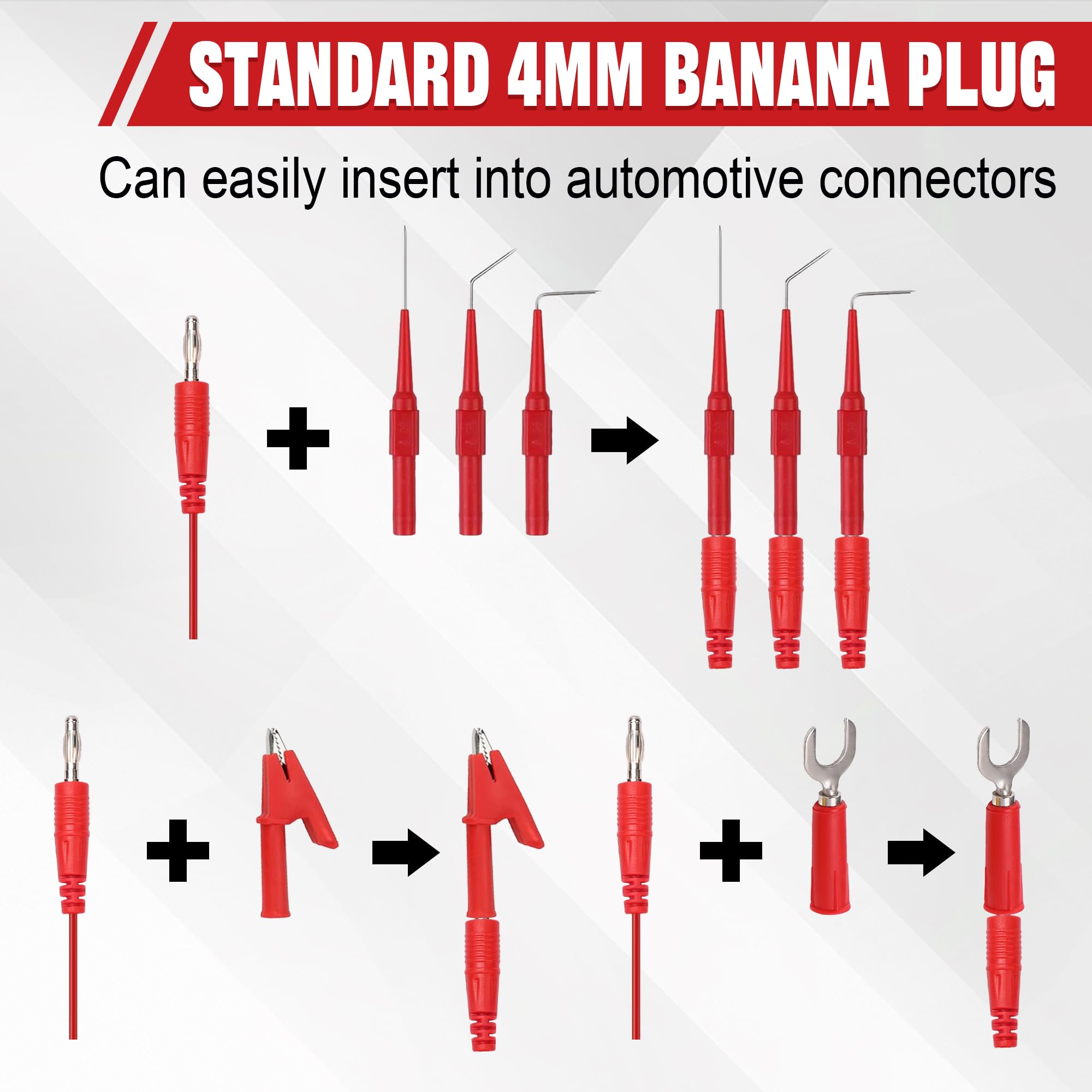 30pcs Multimeter Back Probe Pins for Car Repairing Diagnostic Circuit Test — Amazon image 4