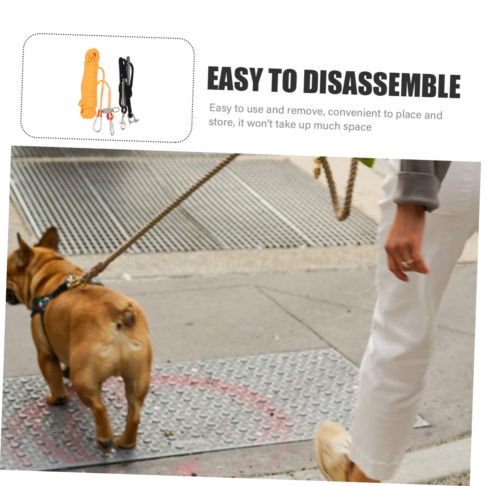 TOYANDONA Cable para Perros De Camping De Equipo para Acampar Perros Cable De Sujeción para Mascotas Al Aire para Correas De y Actividades De Campo