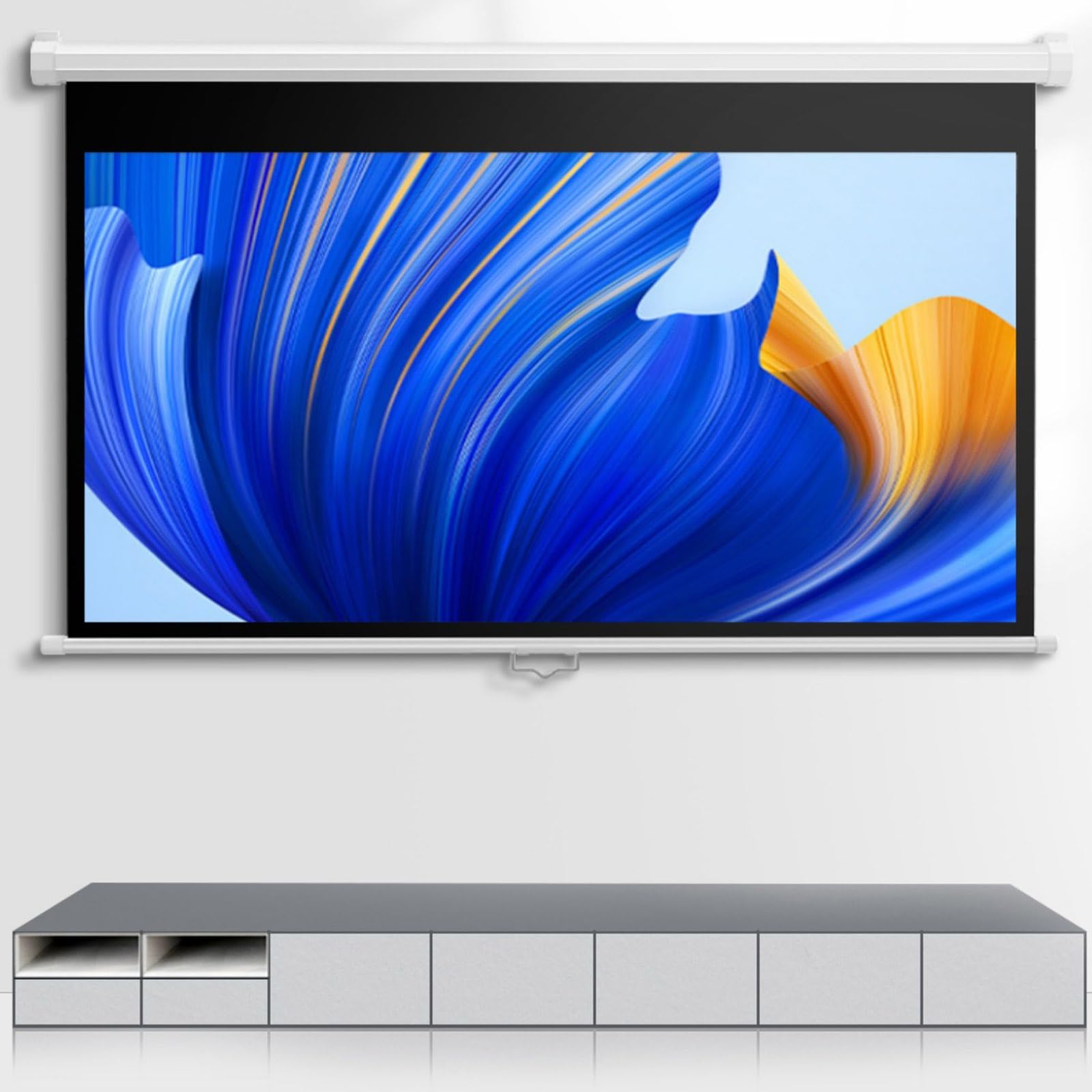 Pantalla de película portátil 4K HD para proyector de cine en casa interior y exterior