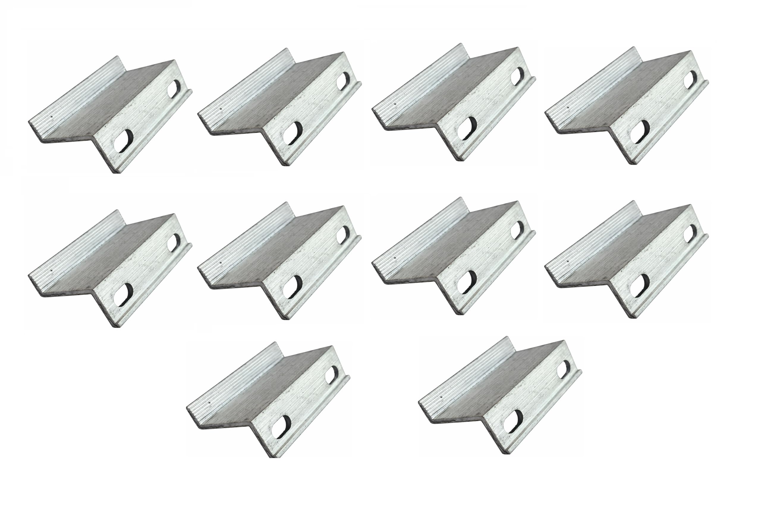 MOREL 10 PCS Solar Panel MOUNTING Double Hole END CLAMP 35 MM Aluminium PV MOUNTING Z CLAMP for Solar Panel Installation.-image-13