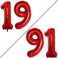 Vista 391 de GOER Globos con el número 80 para decoraciones de fiesta de cumpleaños número 80, globos de helio de aluminio jumbo de 42 pulgadas para 80 Oro rosa