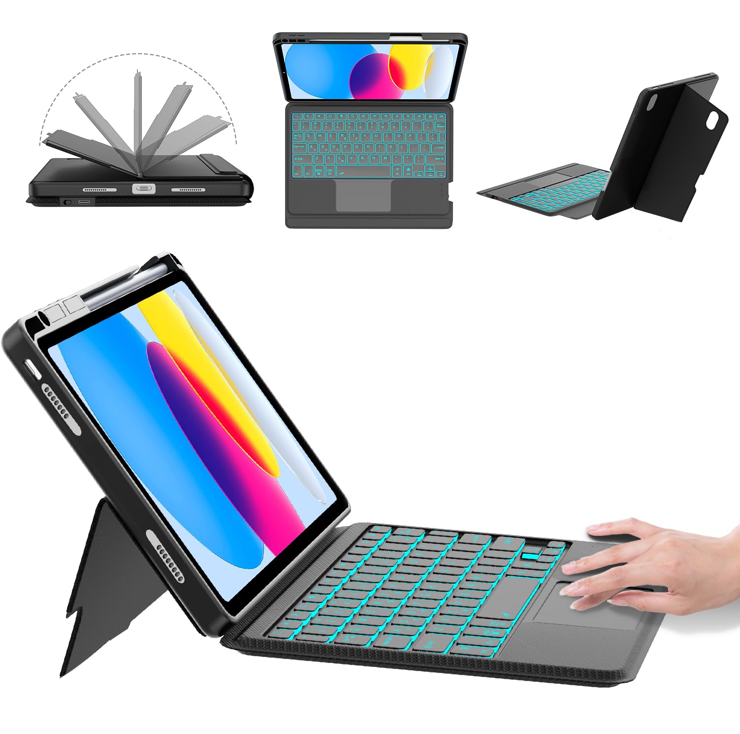【キーボード付き】iPad 2025 11世代　シルバー Amazon.co.jp: QERDAOYI マジックキーボード 2025 iPad 第11世代