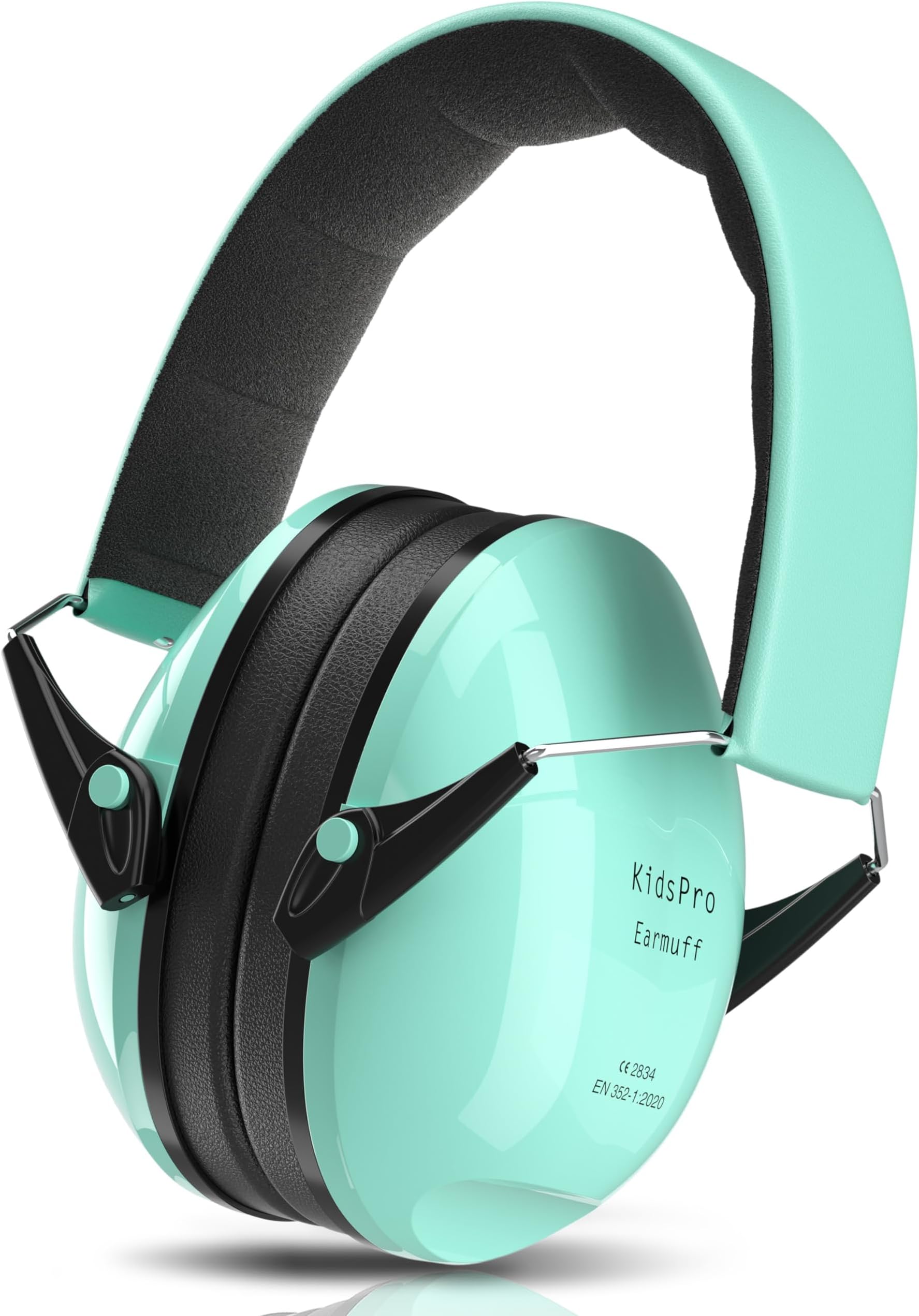 Senner ® KidsPro Ear Defenders | Adjustable Noise Cancelling Headphones – Hearing Protection for Kids up to 12 Years, Sensory Headphones, CE-Certified (Mint/Turquoise)