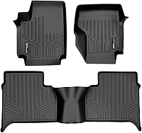 Vista 1 de SMARTLINER Juego de tapetes de piso de 2 filas para Volkswagen Amarok 2011-2014
