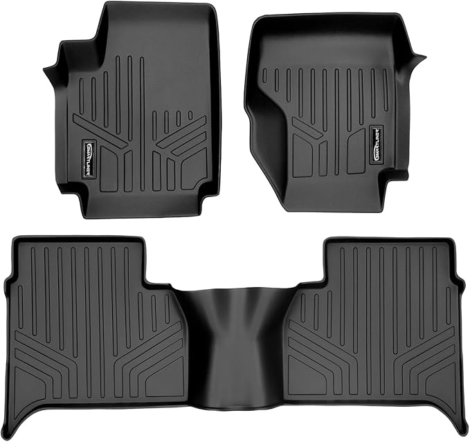 MAXLINER Floor Mats 2 Row Liner Set Black for 20112014