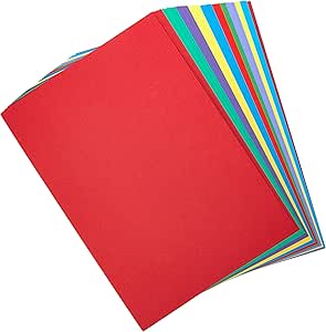 Lot De 50 Feuilles Cartonnées A4 210 G/m² Couleur Jaune Pastel - Papier 100% Recyclé Pour Loisirs Créatifs