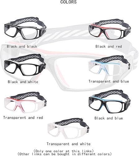 Miniatura 8 de SooGree Gafas deportivas para hombres y mujeres, para baloncesto, fútbol, deportes, antiempañamiento, golpes y colisión