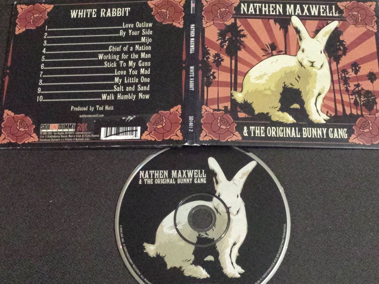 Nathen Maxwell & The Original Bunny Gang White Rabbit CD New 603967140125