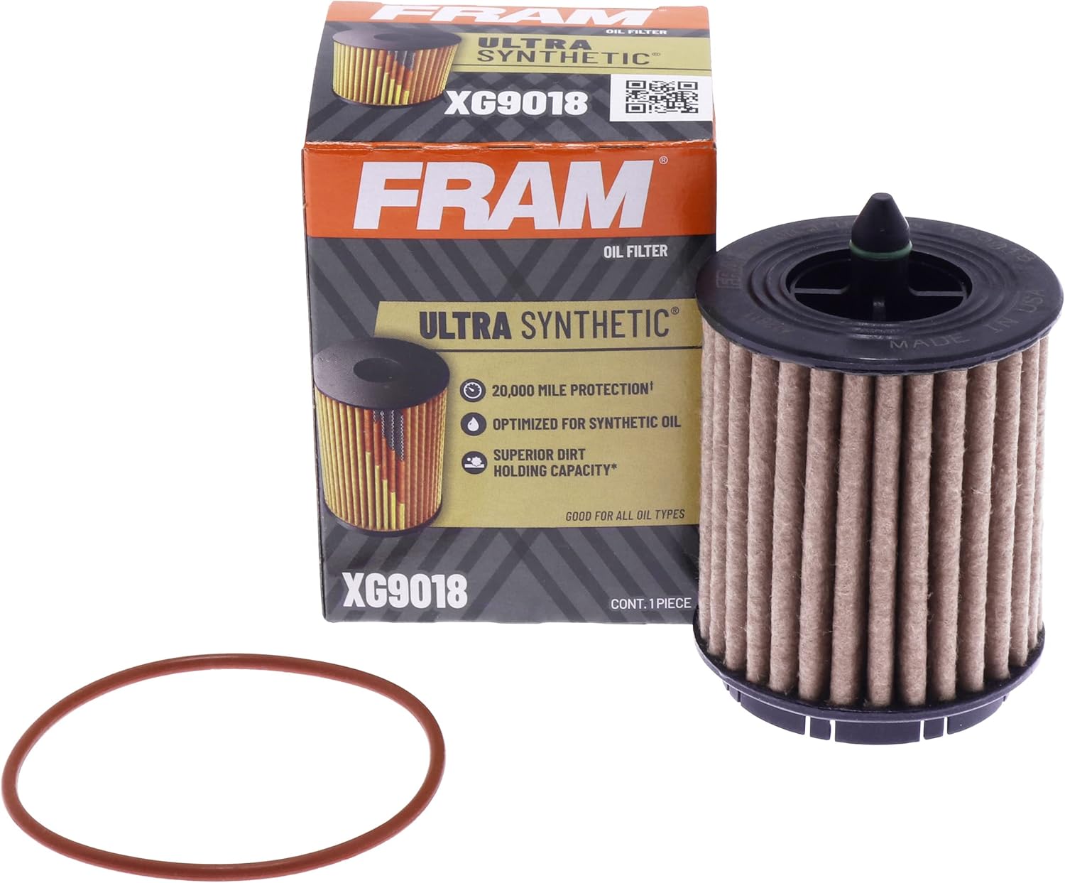 FRAM XG9018 Ultra Synthetic 20,000 Mile Cartridge Oil Filter Fits