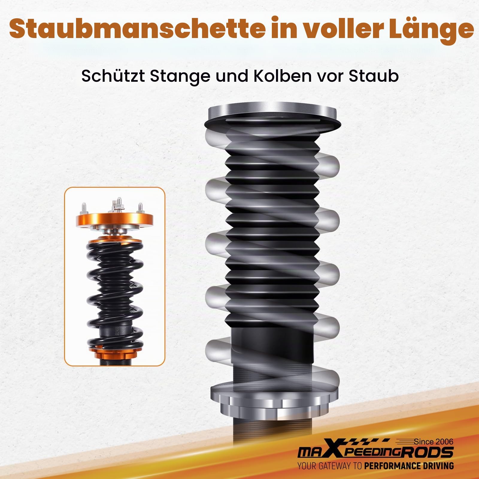 maXpeedingrods Gewindefahrwerk Dämpfung einstellbar für BMW E46 3 Touring Kombi 1999-2005