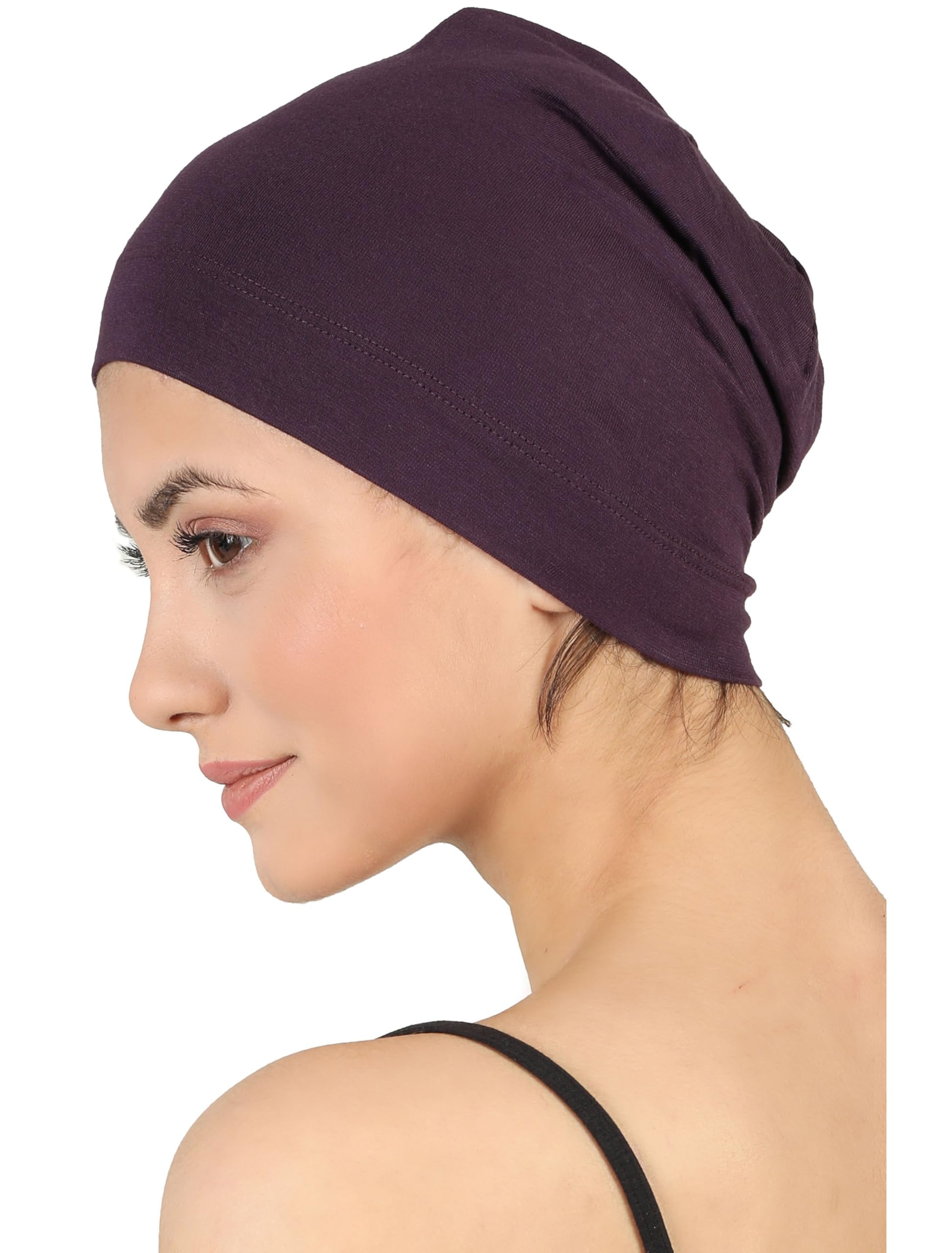 Deresina Bamboo Chemo Headwear for Women & Men – Ultra-Soft, Lightweight, Breathable Sleep Cap, Alopecia and Hair Loss Beanie