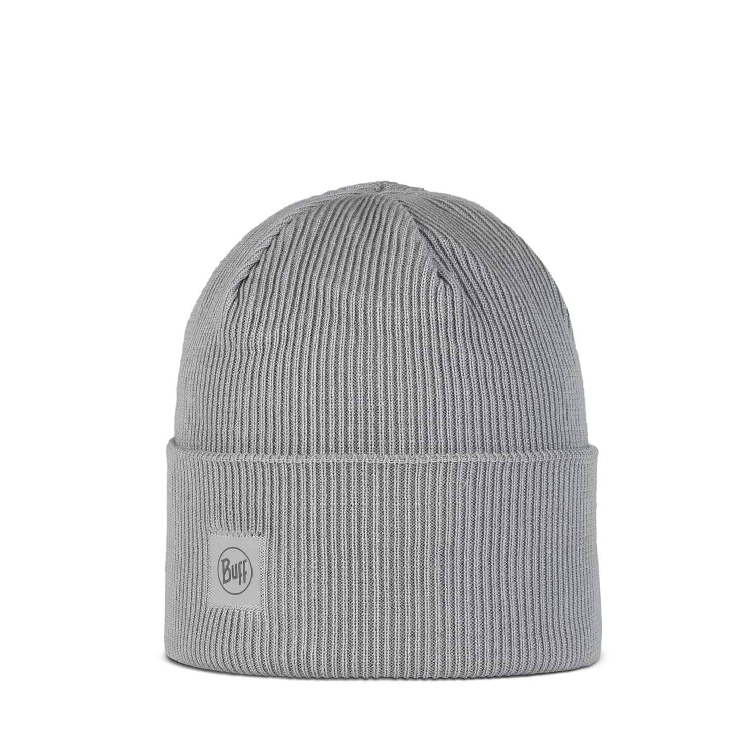 Buff Crossknit Beanie Solid Light Grey Unisex Adult