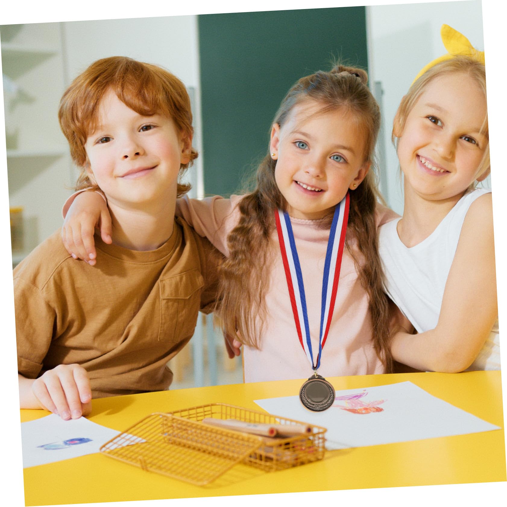 WOONEKY Medallas de Metal 24 Piezas para Competiciones Estudiantiles