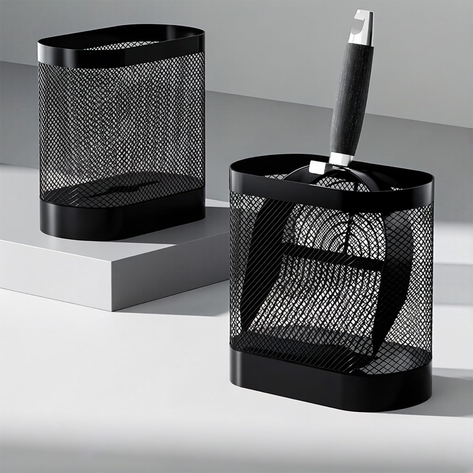 Soportes para arena para gatos, pala de arena de metal con mango antideslizante, pala de arena para gatos con soportes