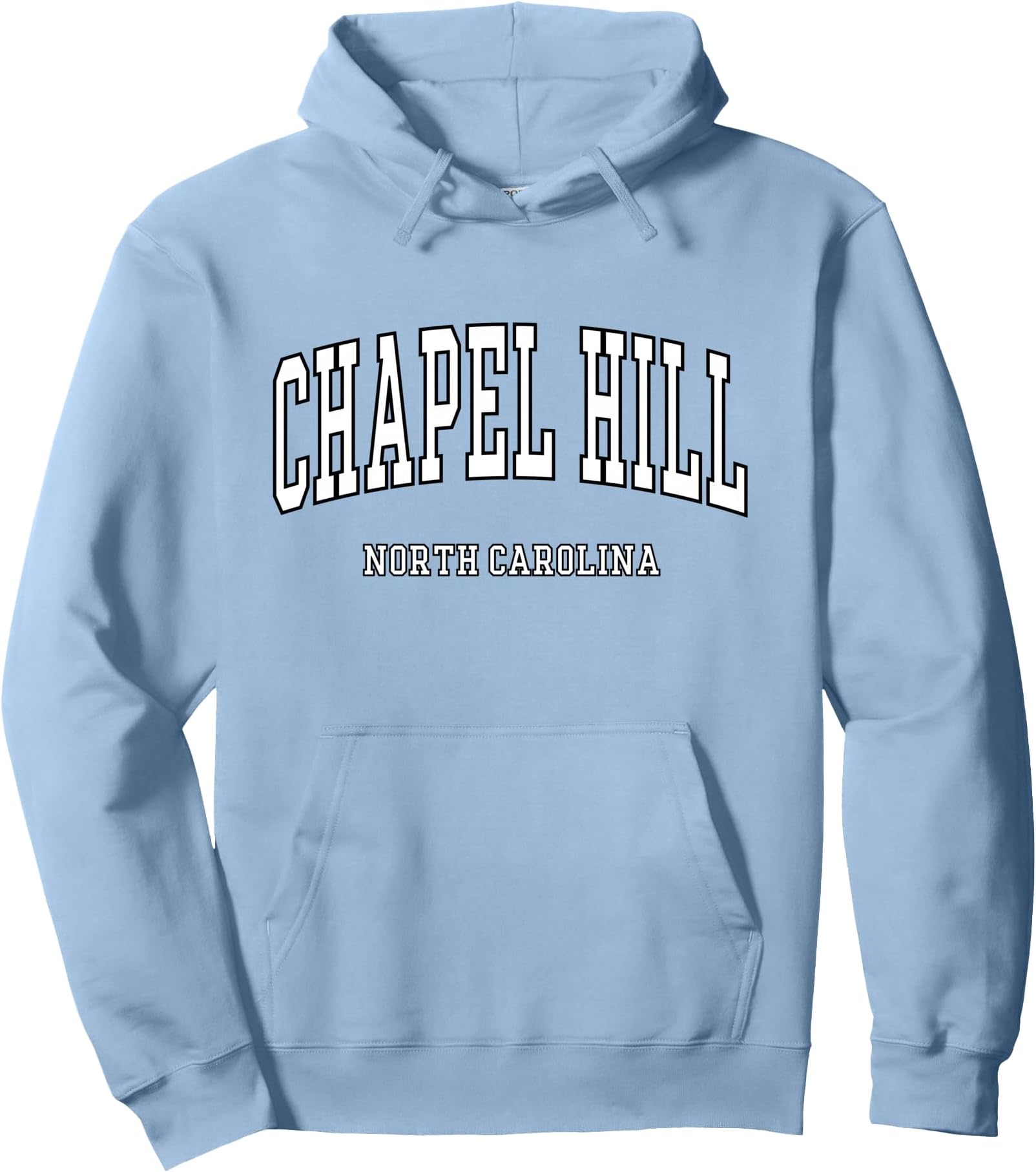 Chapel Hill - Vintage Classic Design Text North Carolina NC Pullover Hoodie