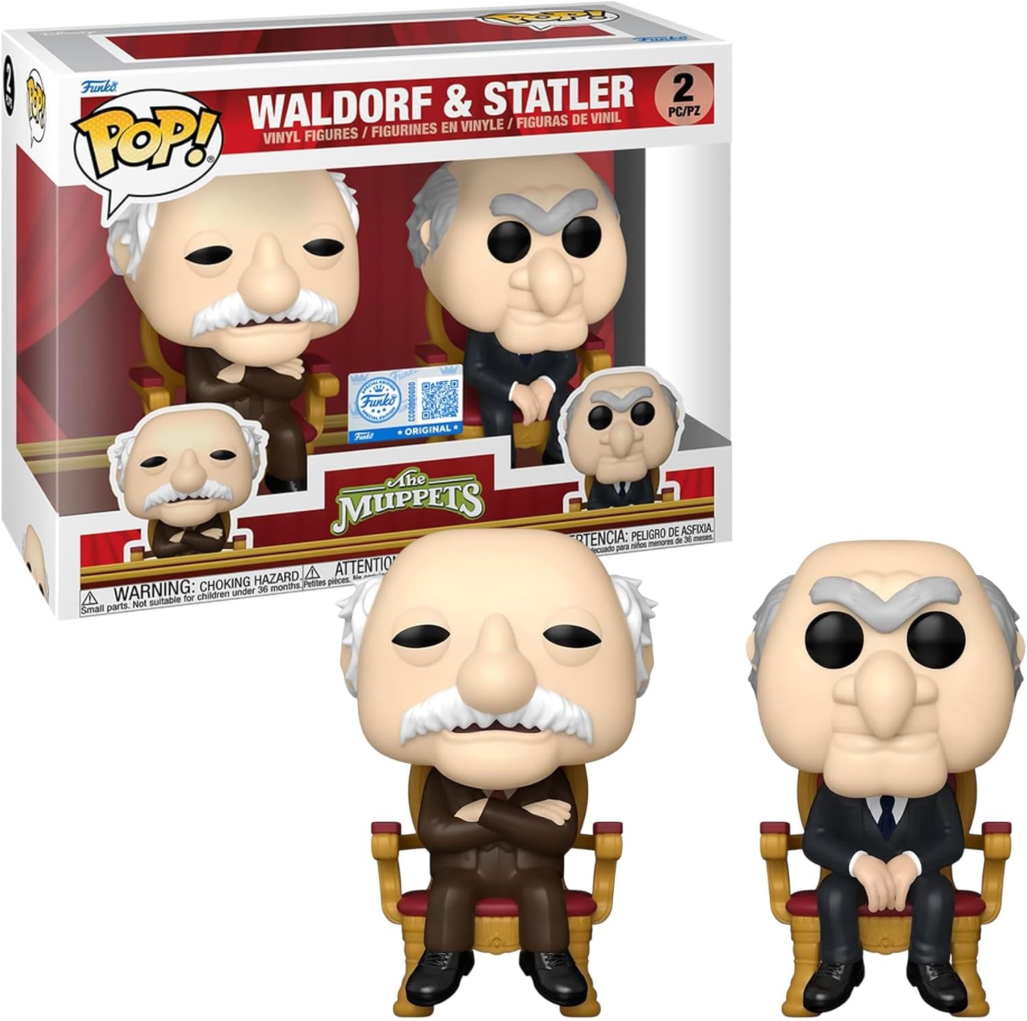 Funko Waldorf & Statler (The Muppets) Pop! Specialty Series 2-Pack