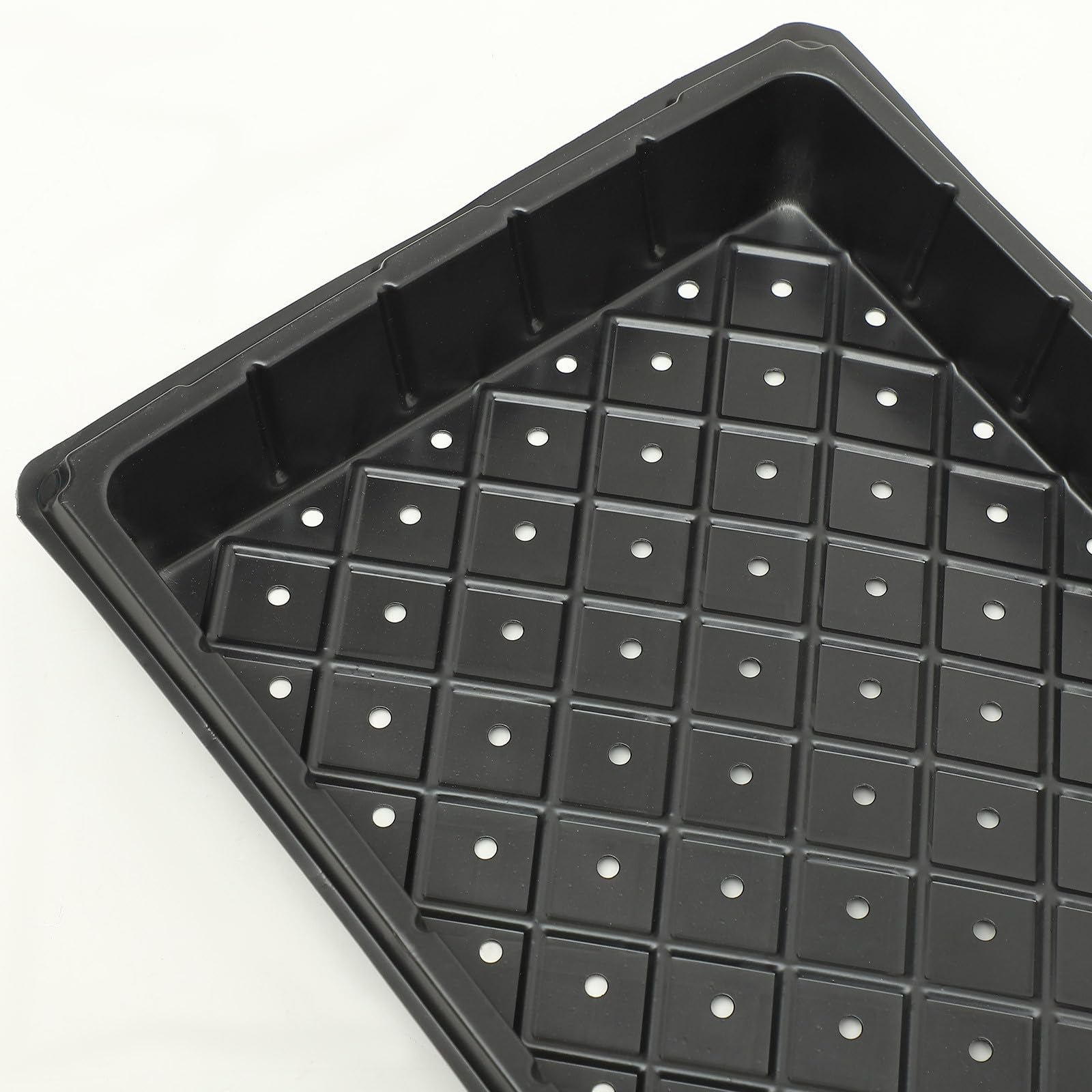 5 Piezas Bandejas para Germinación de Plántulas con Agujeros, Bandejas de Cultivo 1020 para Plantas de Interior y Exterior, Placa de Cultivo Reutilizable para Suculentas, Verduras