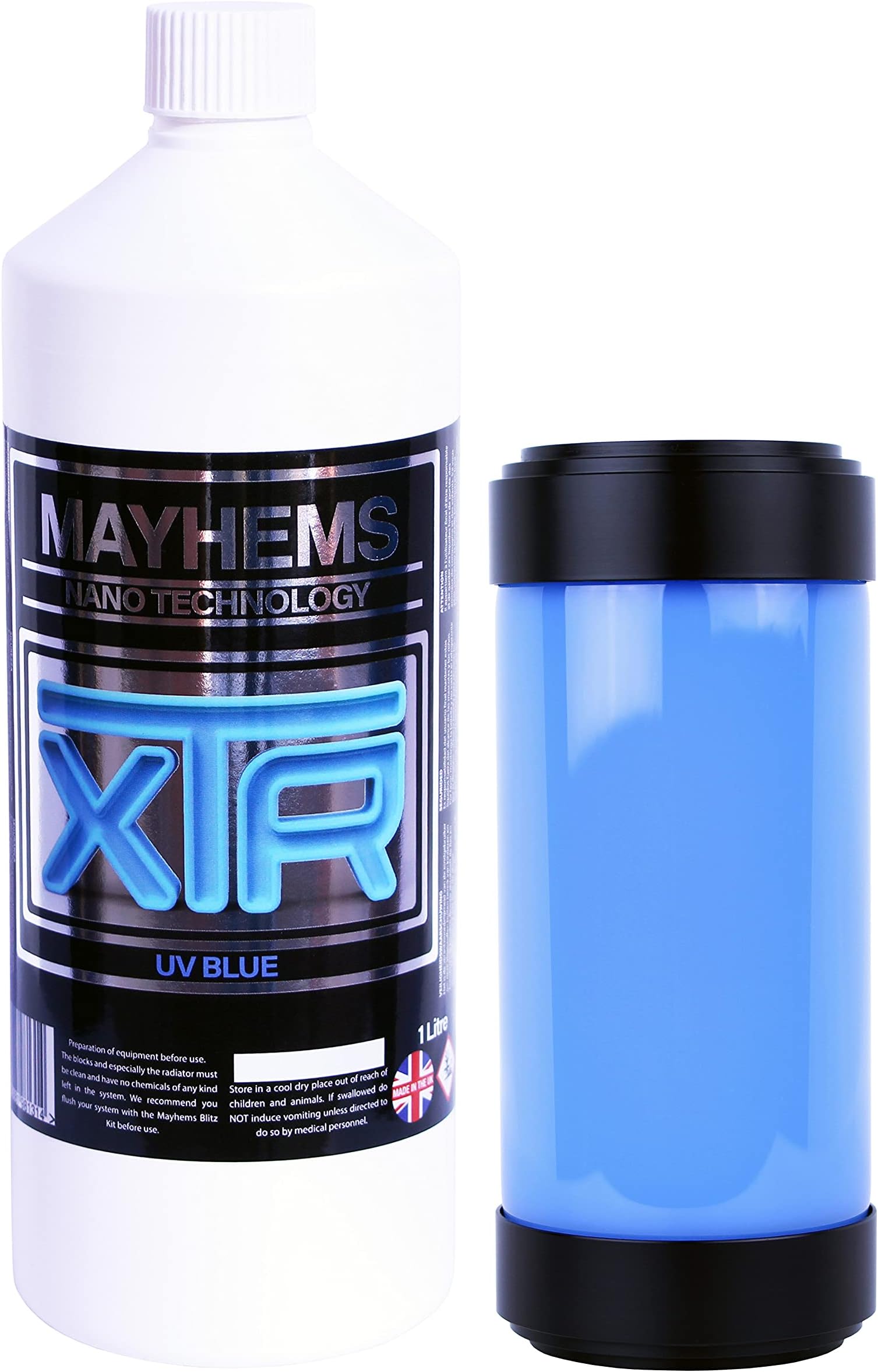Mayhems XTR Nano Tech UV Blue Premixed Coolant 1L