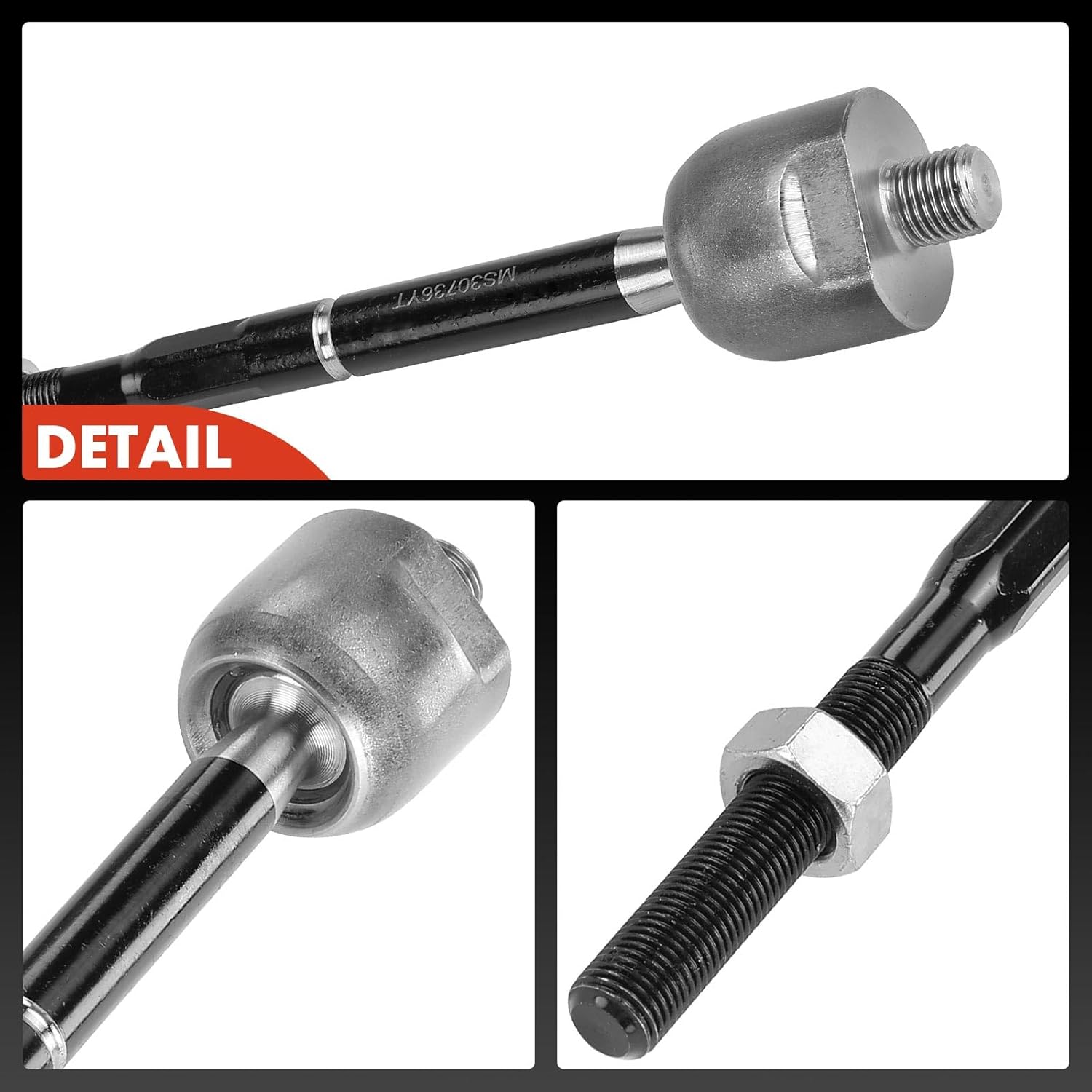 A-Premium 2 x Front Inner Tie Rod Ends, Compatible with Nissan Sentra 2013-2019, LEAF 2018-2023, NV200 2013-2021 & Chevrolet City Express 2015-2018
