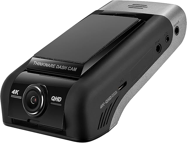 Thinkware U1000 Dash Cam -4K UHD 2160p Front Car Dash Camera with Built-in Wi-Fi & GPS, Super Night Vision & Hardwire Lead For Battery Safe Parking Mode -Includes 32GB SD Card - Android/iOS Cloud App