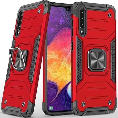Miniatura 8 de Funda para Samsung Galaxy A50 A50S A30S grado militar con función atril incorporada, soporte de armadura resistente a prueba de golpes, funda