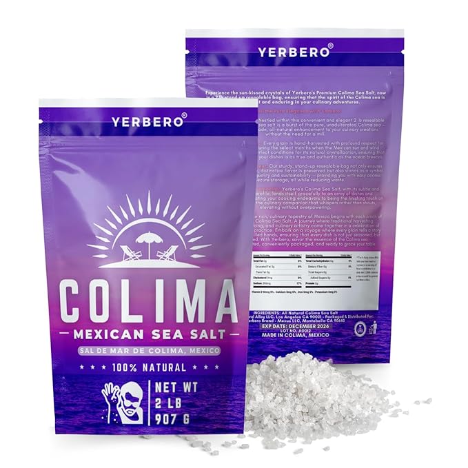 Yerbero Premium Gourmet Colima Sea Salt Unrefined 2 lb