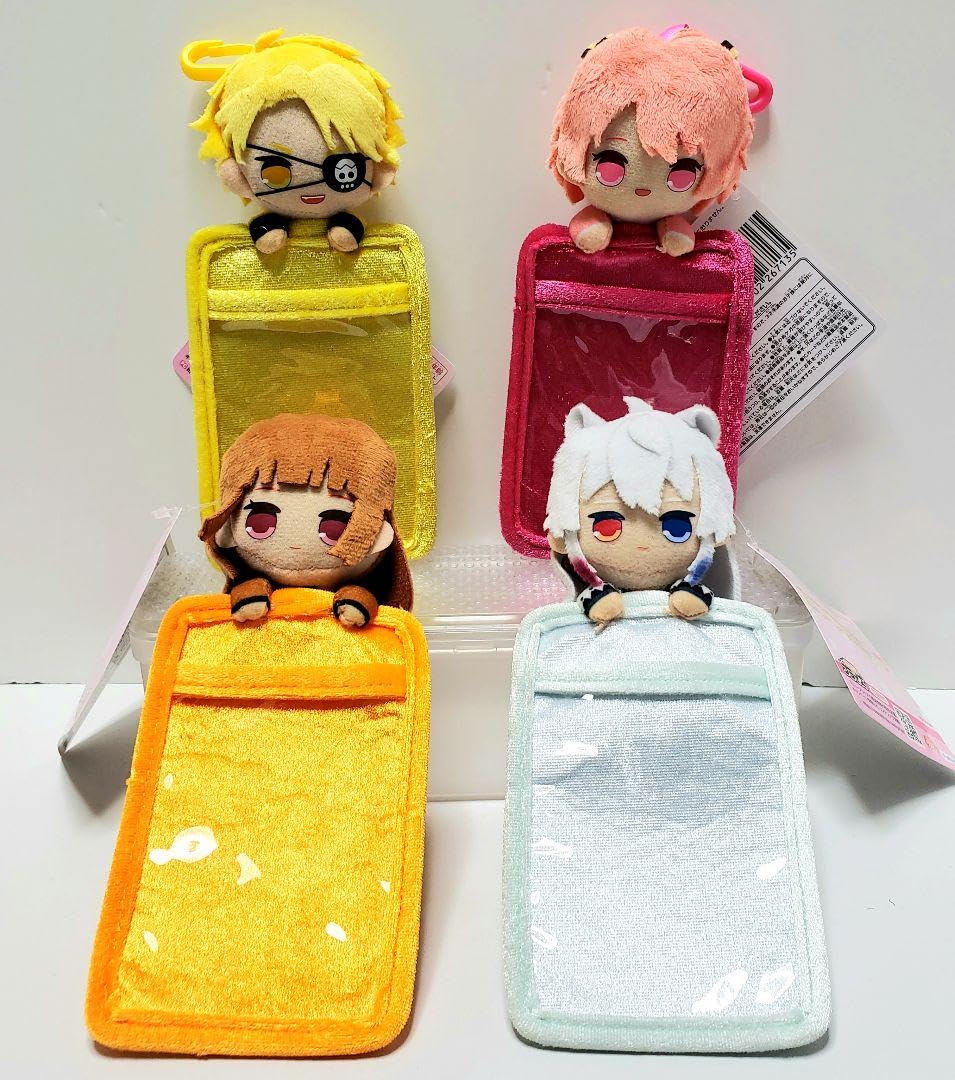 Amazon.co.jp: カラフルピーチ ぬいぐるみ パスケース マスコット 4種 