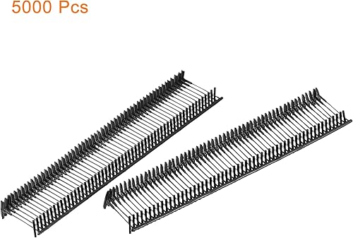 Miniatura 8 de MECCANIXITY Sujetadores de etiquetado estándar de plástico regular para etiqueta de precio de prendas de vestir etiquetado púas negras 0.39