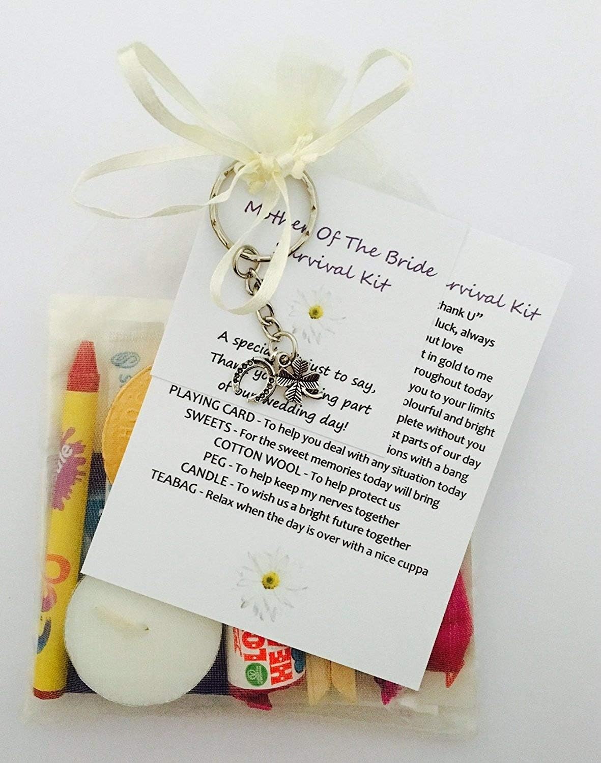 Father Of The Bride Survival Kit In A Can - Fun Wedding Day Thank You Gift With Card - Dad Favour Idea - Father Gift From Bride Or Groom