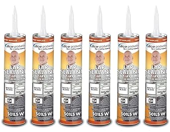 Dicor 501LSW-1, Lap Sealant Self-Leveling, White, 10.3 Ounce Tube 6