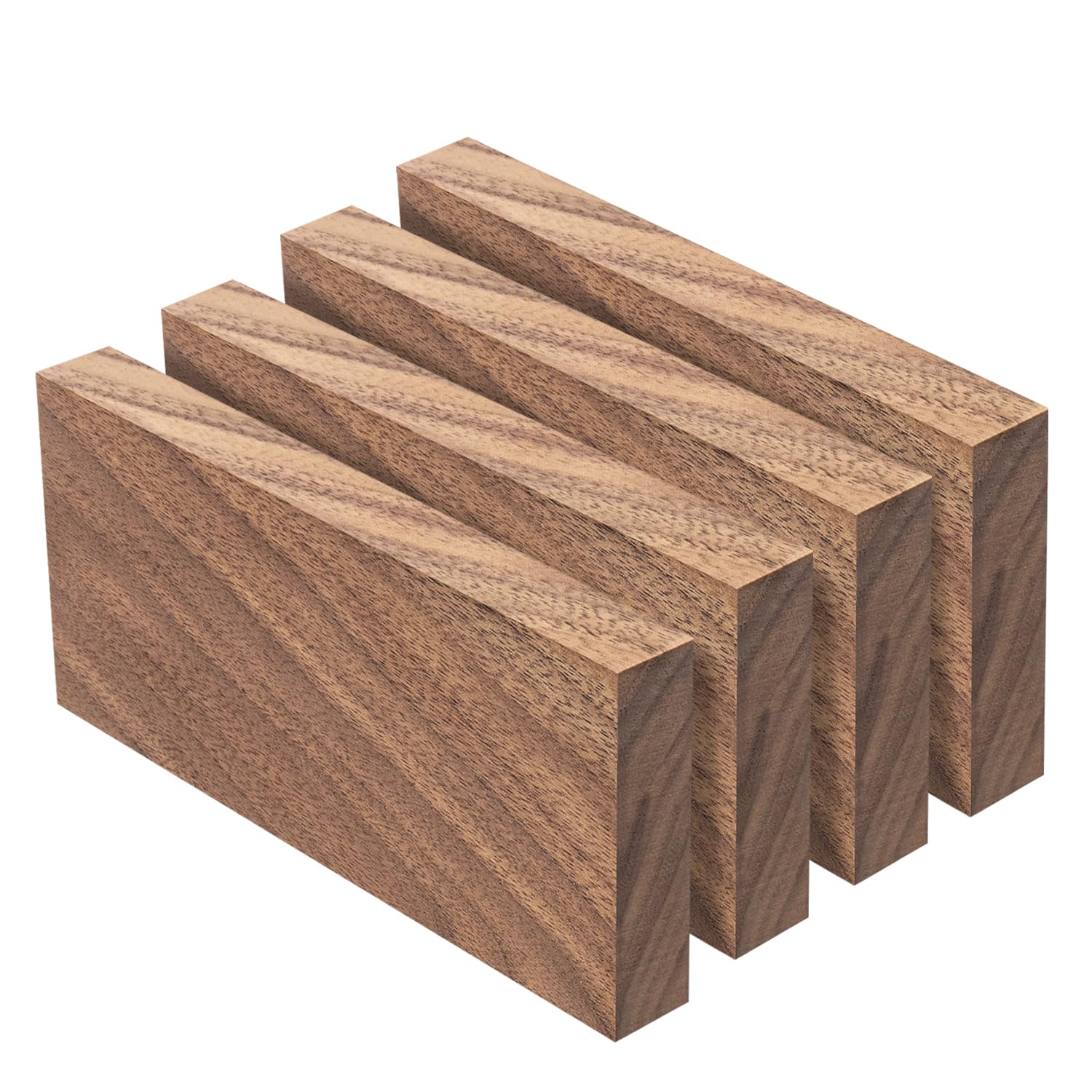 Walnut Wood Knife Handle Material - 2 Pcs -7