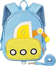 GAGAKU Children's Backpack with Chest Strap Mini Cartoon Children's Backpack Toddler for 2-5 Years Girls Boys Daypack