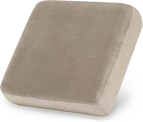 hyha Fundas de cojín de terciopelo para sofá, fundas de asiento suaves para sofá seccional, lavables, funda mágica para sofá con parte inferior