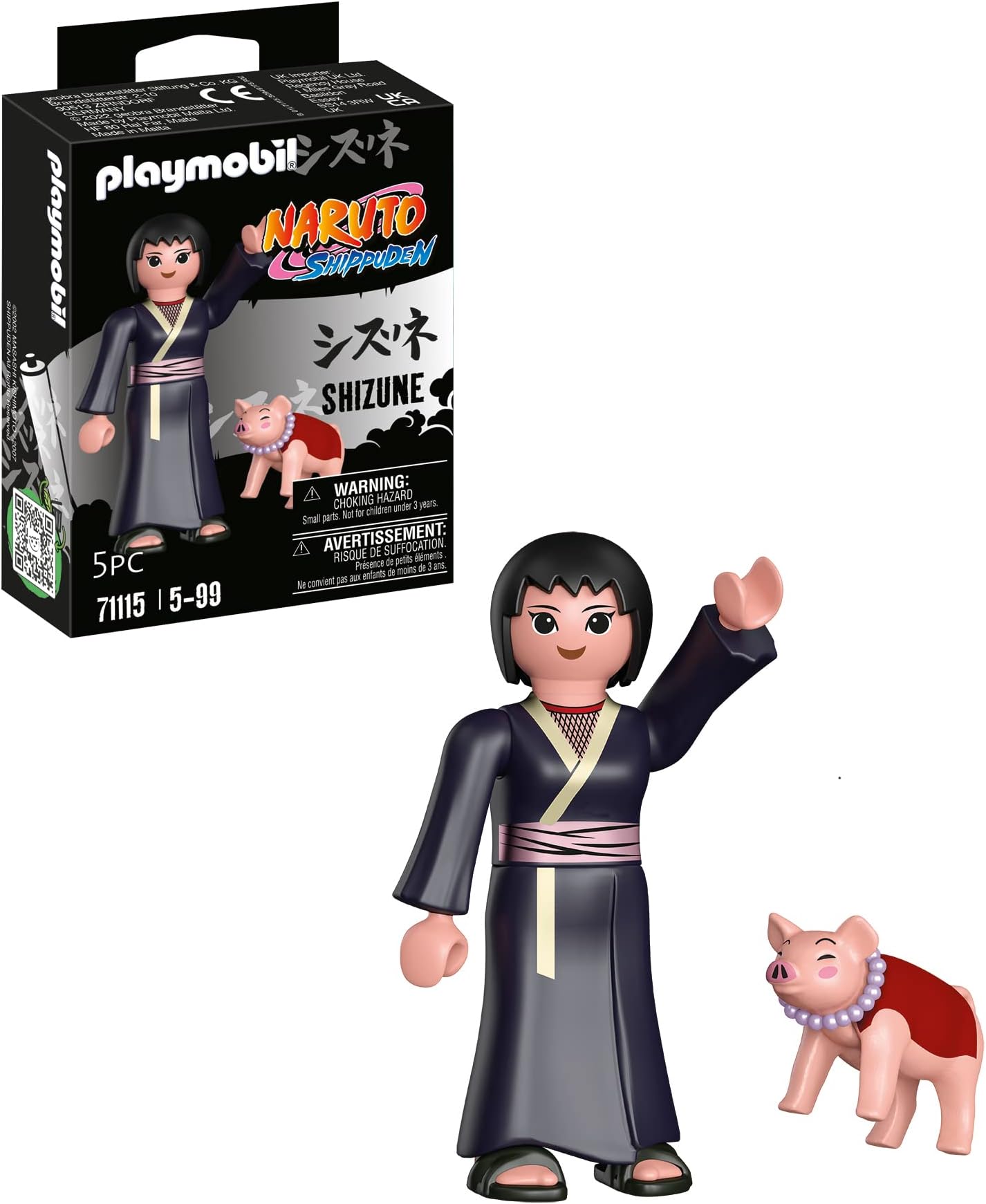 โ Playmobil 71115 Naruto Shizune 3-Inch Action Figure