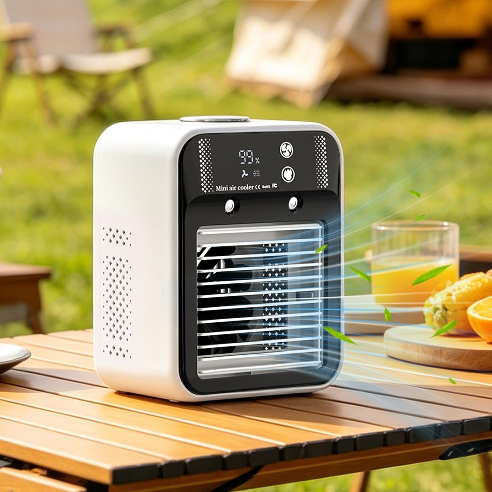 Climatizzatore Portatile,Raffrescatori Silenziosi - Ventola Raffrescante con Due Velocità,per Casa Posto di Lavoro