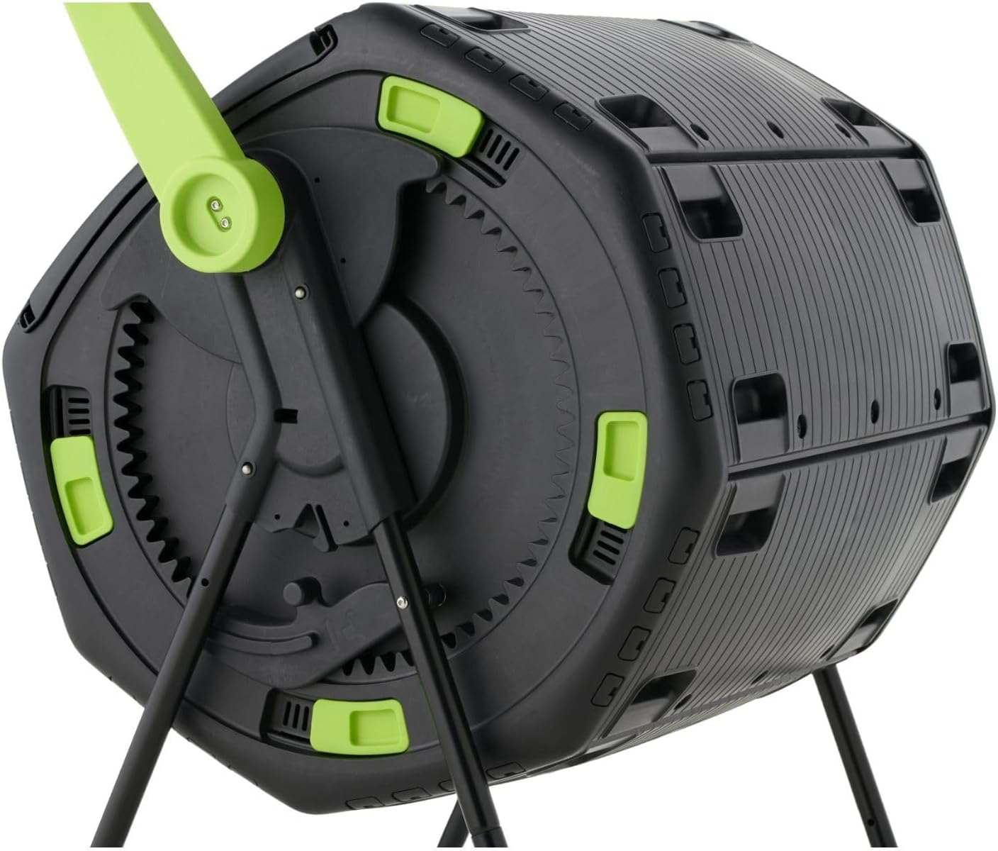 Maze RSI- 48 Gallon Geared Two Compartment Compost Tumbler and Cart