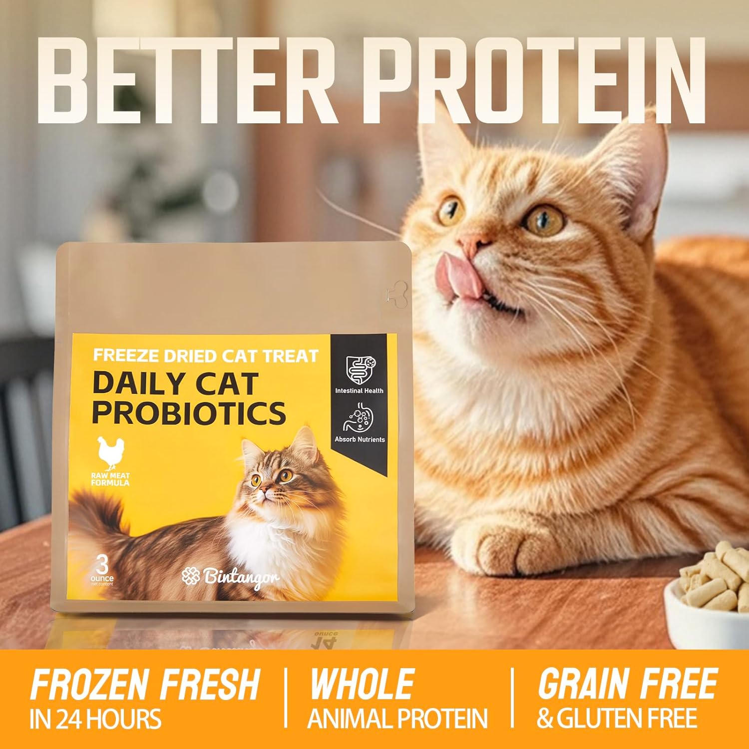 Bintangor Freeze Dried Chicken(3oz) cat probbiotics