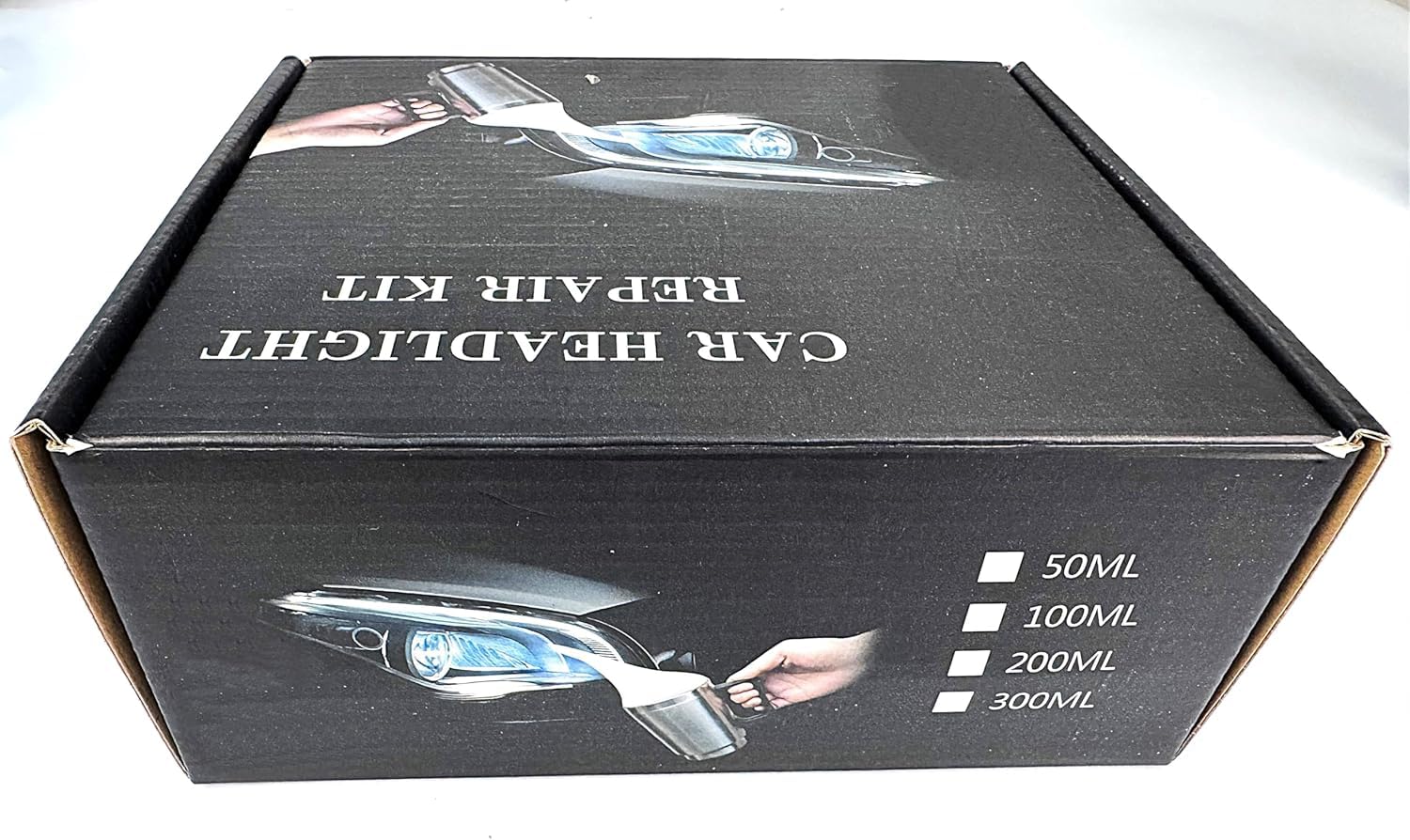 Rinnova Fari Auto Kit 650 ml - Kit Lucidatura Fari Auto, Pulisci Fari Auto Opachi, Rinnova Fanali per Riparazione Ingiallimento Graffio Sfocatura Ossidazione