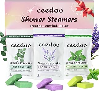 Shower Steamers Aromatherapy 6 Pack Gifts for Women Mom Men,