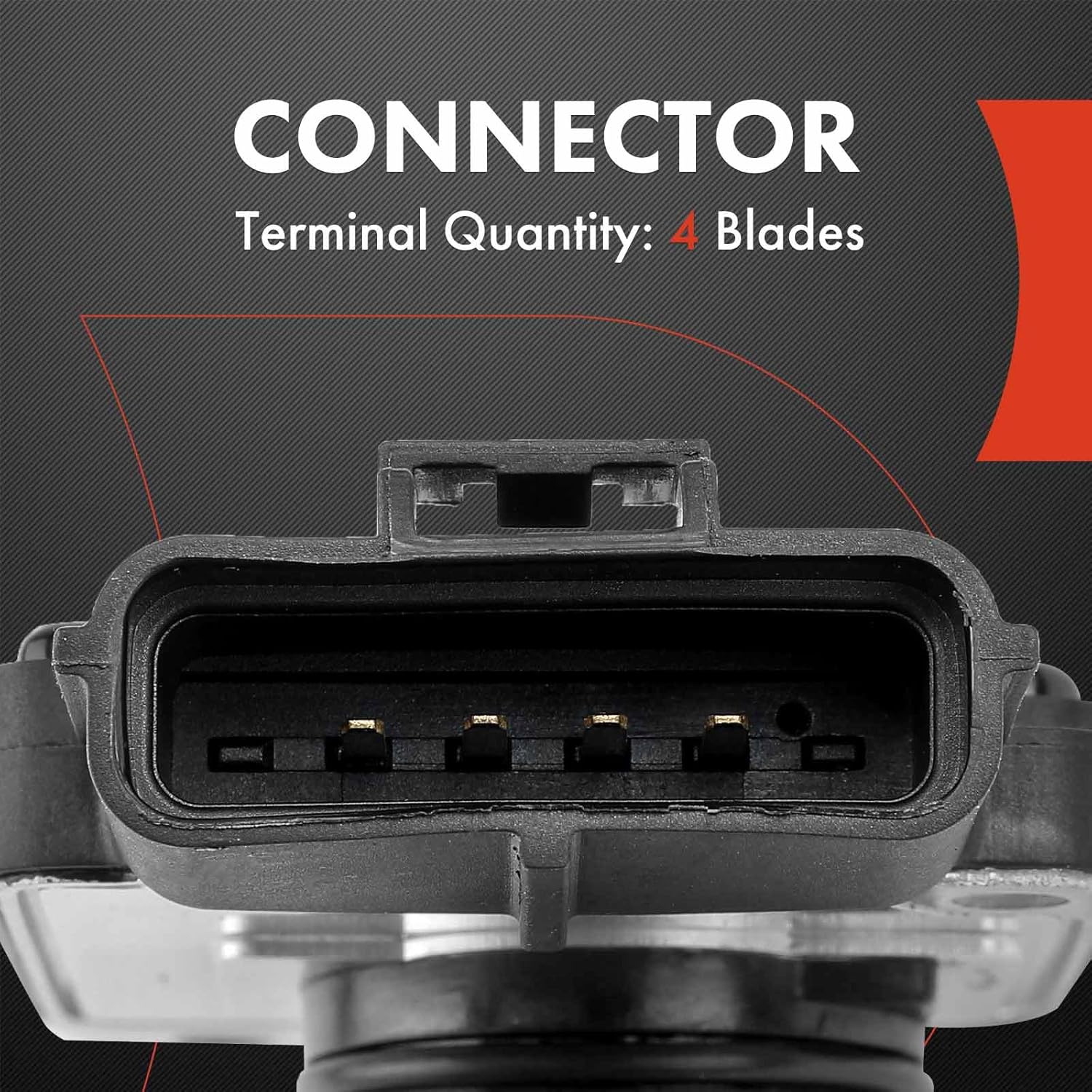 A-Premium Mass Air Flow Sensor Meter [4-Pins] Compatible with Ford Expedition 2003-2004 & Lincoln Navigator 2003-2004, 4.6L 5.4L, Replace for# 3L7Z12B579AA