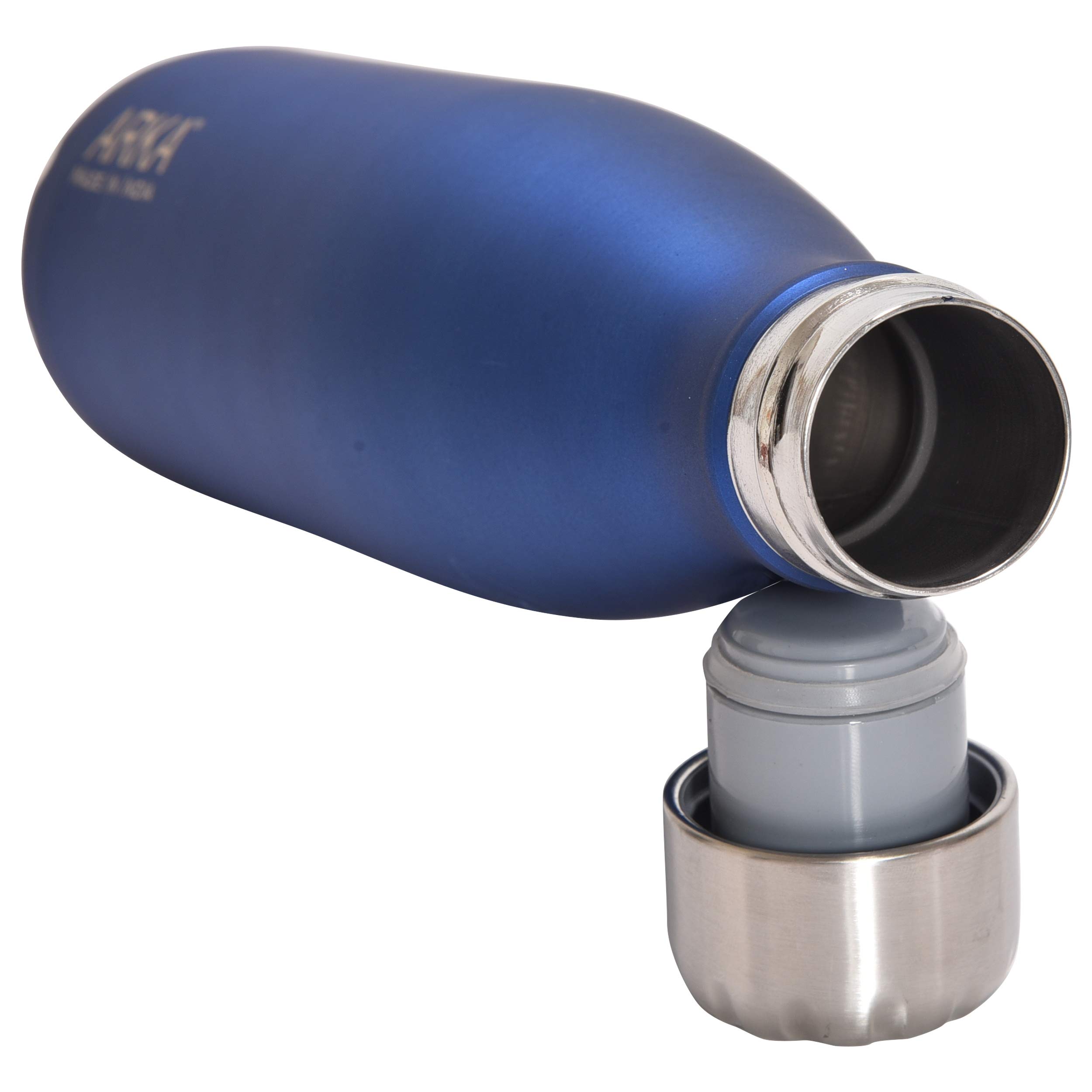 Arka Electro Matt Blue 500 ml Insulated Water Bottle Keeps The Liquid hot or Cold for 12 hrs Ideal to Store All Kind of Beverages 2