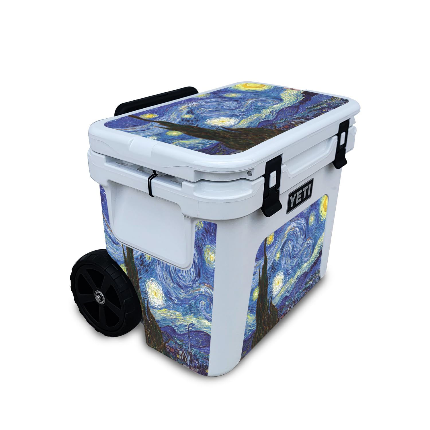 Skin Compatible with Yeti Roadie 32 Wheeled Cooler - Starry Night - Premium 3M Vinyl Protective Wrap Decal Cover - Easy to Apply | Crafted in The USA by MightySkins