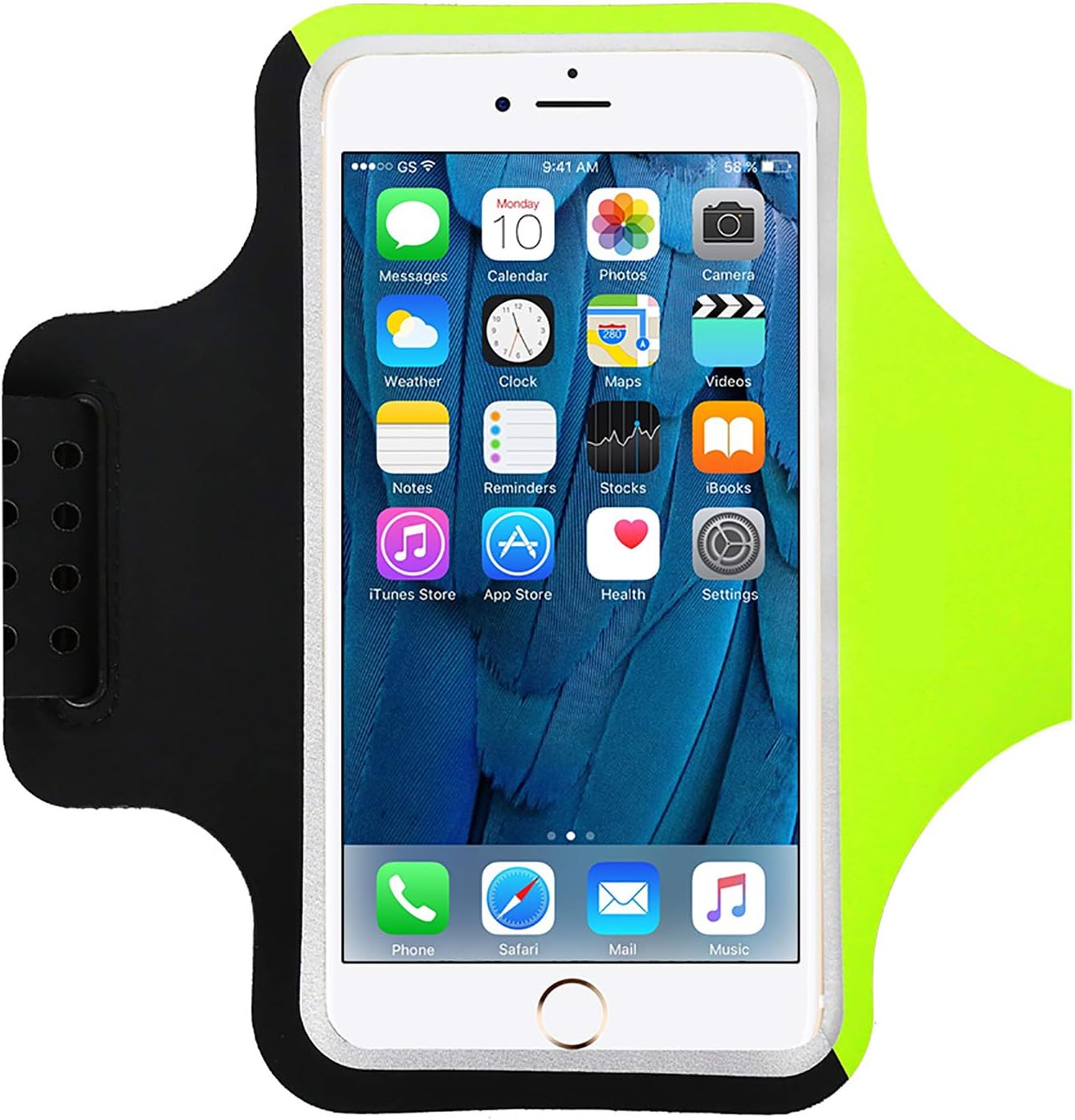 HAISSKY Sweat Resistant Armband, Cell Phone Armband Case Fit iPhone 12/11/Xs Max/X/8 Plus/7 Plus, Galaxy S8/S8 Plus Phones up to 6.3‘’ with Safety Reflective Strips, Idear for Running Sports Biking : Cell Phones & Accessories